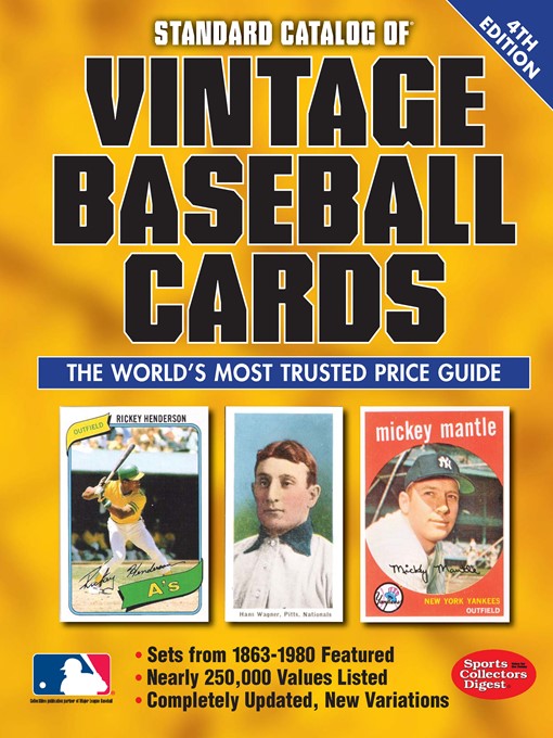 Title details for Standard Catalog of Vintage Baseball Cards by Sports Collectors Digest - Available